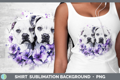 GorgeousDogs 05 Purple Drips Shirt design.