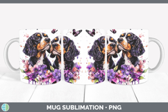 GorgeousDogs 05 Purple Drips Mug Wrap design.