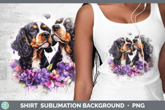 GorgeousDogs 05 Purple Drips Shirt design.