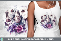 GorgeousDogs 05 Purple Drips Shirt design.
