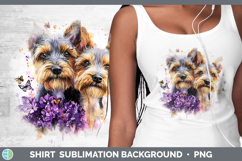 GorgeousDogs 05 Purple Drips Shirt design.