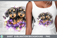 GorgeousDogs 05 Purple Drips Shirt design.