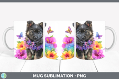 GorgeousDogs 05 Rainbow Summer Mug Wrap design.