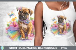 GorgeousDogs 05 Rainbow Summer Shirt design.