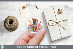 GorgeousDogs 05 Rainbow Summer Stickers design.