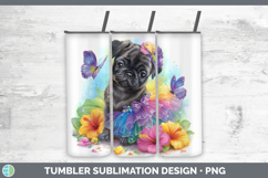GorgeousDogs 05 Rainbow Summer Tumbler design.