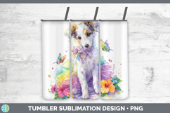 GorgeousDogs 05 Rainbow Summer Tumbler design.