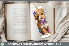 GorgeousDogs 05 Rainbow Summer Bookmark design.