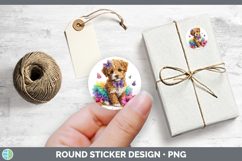 GorgeousDogs 05 Rainbow Summer Stickers design.