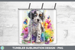 GorgeousDogs 05 Rainbow Summer Tumbler design.