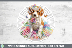 GorgeousDogs 05 Rainbow Summer Wind Spinner design.