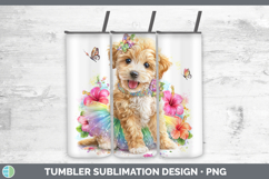 GorgeousDogs 05 Rainbow Summer Tumbler design.