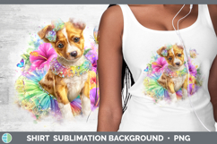 GorgeousDogs 05 Rainbow Summer Shirt design.