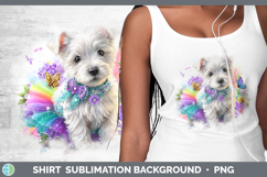 GorgeousDogs 05 Rainbow Summer Shirt design.