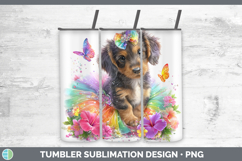 GorgeousDogs 05 Rainbow Summer Tumbler design.