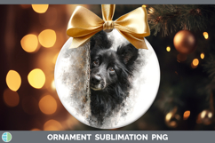 GorgeousDogs 05 Tree Peek Ornament design.