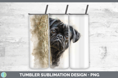 GorgeousDogs 05 Tree Peek Tumbler design.