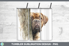 GorgeousDogs 05 Tree Peek Tumbler design.