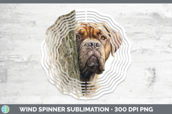 GorgeousDogs 05 Tree Peek Wind Spinner design.