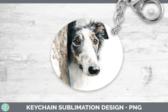 GorgeousDogs 05 Tree Peek Keychain design.