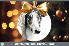 GorgeousDogs 05 Tree Peek Ornament design.