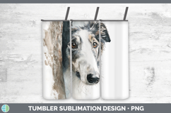 GorgeousDogs 05 Tree Peek Tumbler design.