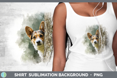 GorgeousDogs 05 Tree Peek Shirt design.