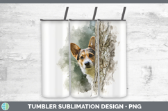 GorgeousDogs 05 Tree Peek Tumbler design.