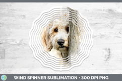 GorgeousDogs 05 Tree Peek Wind Spinner design.