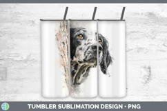 GorgeousDogs 05 Tree Peek Tumbler design.