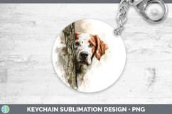 GorgeousDogs 05 Tree Peek Keychain design.