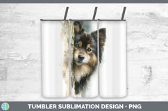 GorgeousDogs 05 Tree Peek Tumbler design.