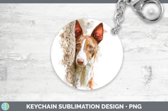 GorgeousDogs 05 Tree Peek Keychain design.