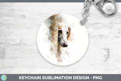 GorgeousDogs 05 Tree Peek Keychain design.
