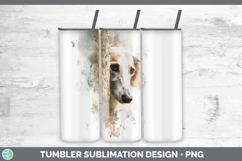 GorgeousDogs 05 Tree Peek Tumbler design.