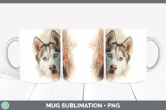 GorgeousDogs 05 Tree Peek Mug Wrap design.