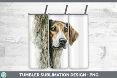 GorgeousDogs 05 Tree Peek Tumbler design.