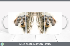 GorgeousDogs 05 Tree Peek Mug Wrap design.
