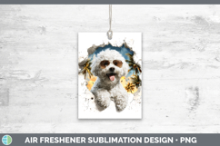 GorgeousDogs 3D Palm Tree Hole in he Wall Air Freshener design.