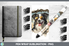 GorgeousDogs 3D Palm Tree Hole in he Wall Pen Wrap design.