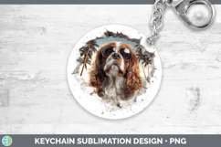 GorgeousDogs 3D Palm Tree Hole in he Wall Keychain design.