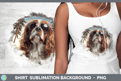 GorgeousDogs 3D Palm Tree Hole in he Wall Shirt design.
