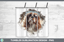 GorgeousDogs 3D Palm Tree Hole in he Wall Tumbler design.