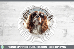 GorgeousDogs 3D Palm Tree Hole in he Wall Wind Spinner design.