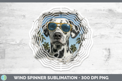 GorgeousDogs 3D Palm Tree Hole in he Wall Wind Spinner design.
