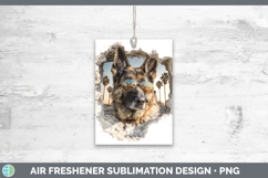 GorgeousDogs 3D Palm Tree Hole in he Wall Air Freshener design.