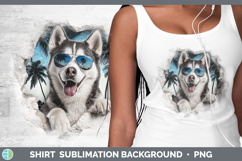 GorgeousDogs 3D Palm Tree Hole in he Wall Shirt design.