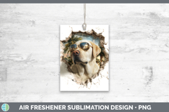 GorgeousDogs 3D Palm Tree Hole in he Wall Air Freshener design.