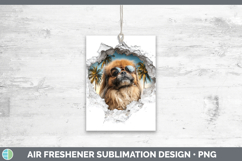 GorgeousDogs 3D Palm Tree Hole in he Wall Air Freshener design.
