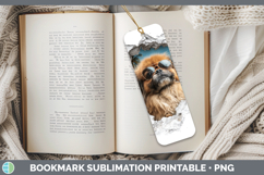 GorgeousDogs 3D Palm Tree Hole in he Wall Bookmark design.